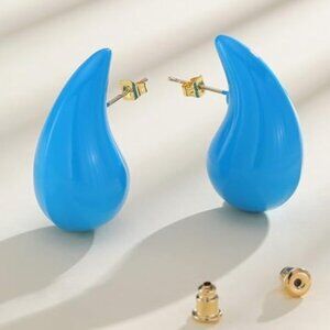 Blue Drop Earrings